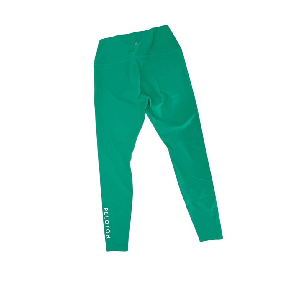 PELOTON Workout Set Size S Green Sports Bra + Leggings Stretch Athletic - Picture 8 of 8
